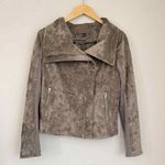 BLANK NYC  Faux Suede Zip Up Moto Jacket Size Medium Photo 0