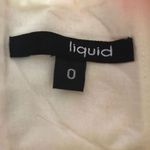 Liquid Pink & White Strapless Dress Photo 4