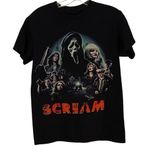 Black Scream iconic Horror Movie Cotton Graphic Tee T Photo 0