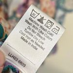 Anthropologie Love The Label Floral Ruffle Smocked Mini Dress Size Medium Photo 4