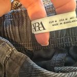 ZARA Blue Oversized Baggy Cargo Denim Pants Size Medium Photo 15