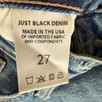 Just Black Denim Women's Size 27 Blue Wash High Rise Straight Leg Jeans Photo 5