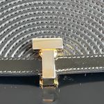 Tiffany & Co. Vintage T Lock Top Handle Flap Bag Black Patent Leather - NWOT Photo 8