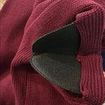 Vintage Burgundy Sweater | Cap sleeve | Shoulder Pads | Women’s Size Medium Red Photo 9