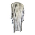 POL  Size Small Kimono Gray and White Open Front   Long Photo 2