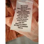 ANA Milkmaid Top Womens Small Orange Floral Crop Boho Festival Babydoll New Photo 13