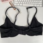 SKIMS  COTTON LOGO UNDERWIRE DEMI BRA NWT SOOT Photo 2