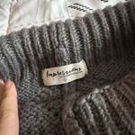 Impressions Grey  Cropped Sweater Photo 1