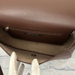 Armani Exchange Brown saddle messenger Crossbody Bag – AX Logo Clasp, NWT Photo 11