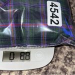 Ralph Lauren Women’s Size M Purple Green Plaid 2 Piece Logo Crest Pocket Pajamas Size M Photo 7