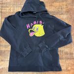 Quackity Duck Habibi Black Yellow Streetwear Quirky Hoodie Womens Small Photo 0
