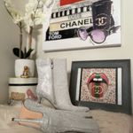 Elditas Women's Skylar Silver
Metallic Sparkle Ankle boots Silver Size 8.5 Photo 5