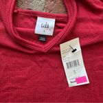 CAbi NWT Busy Tank #4381 Autumnal Firebrick Red Size Small Wide Straps Slim Fit Photo 1