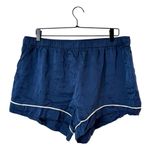 Eberjay Eberjey XL Inez Washable Silk Short Pajamas FULL SET‎ Navy Champagne Loungewear Photo 6