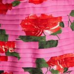 Magda Butrym Strapless Pleated Silk Mini Dress Pink‎ Floral Size FR 36 US 4 NWT Pink Photo 5