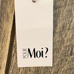 Pour Moi? Black Lace Halter Bikini Top Size L Photo 7