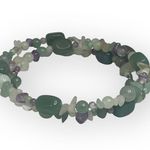 Park Lane ✿ Mandalay Snake Wrap Bracelet ✿ Aventurine + Amethyst ✿ Semi Precious Photo 13