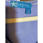 Fresh Produce Lavender White Floral Swirl Pattern 100% Cotton Tank Dress Sz S Photo 2