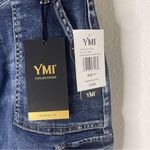 Ymi  Y2K Jean Cargo Midi Skirt Size 11/30 Juniors Photo 2