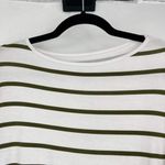 Mott50 Women's Striped Long Sleeve UPF 50 Shirt Dress White Olive Green Large Green Photo 4