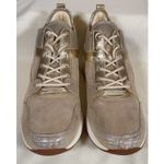 ALDO NWOB Womens Dardoviel Platform Wedge Sneaker Gold Glitter Shiny 10 41 8 Photo 2