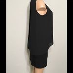 Karen Kane black sheath dress w/overlay. NWOT Photo 1