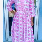 Heart of Grace Georgia Dream Dress Women's Size Small Pink Floral Trad Wife Photo 1