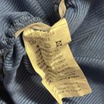 Beyove Blue Ruched Bodycon Ribbed V Neck Button Front Short Sleeve Mini Dress S Photo 11