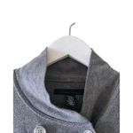 Kenneth Cole  Cotton  Blend Military Buttons Gray Warm Cozy Women’s Sweater SZ PM Photo 4