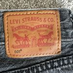 Levi's 501 Shorts Womens 27 Washed Black Rigid Distressed Frayed Hem 90s Retro Photo 4