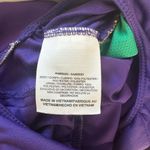 Nike Women’s Dri-fit  Livestrong lined athletic shorts purple/green/yellow Small Photo 3