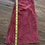 We The Free  Penny Pull On Red/Pink Corduroy Flare Pants Size 25 Photo 7
