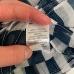 Target Navy White Striped Scarf Photo 2