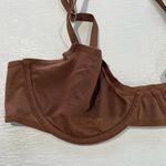 Aerie New SMOOTHEZ Mesh Unlined Underwire Balconette Bra Brown Size 34B Photo 3