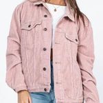 Princess Polly  Pink Corduroy Jacket Photo 0