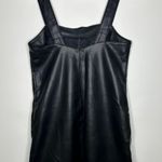 Abercrombie & Fitch Black Faux Leather Front Pocket Mini Shift Dress Layering Photo 10