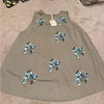 Free People  Strada Set NWT S $128 Floral Embroidered Tank Top and Shorts Photo 2