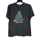 Vtg 90s Cactus Bay by Lynee Native American Graphic Tee Tshirt Sz Large Black Photo 1