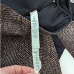 Lululemon Wunder Under Crop II Leggings Golden Goddess Cashew Multi Black Photo 2