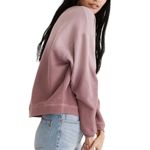 Madewell Dip-Dye (Re)sourced Cotton Swing Sweatshirt in Classic Lilac Photo 1