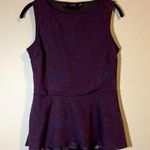 Apt. 9 ✨  Women’s Purple Peplum Blouse Small Photo 0