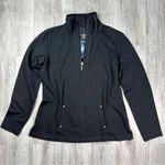 Karen Scott Thermal Textured Half Zip Sweatshirt XS Photo 1