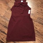 CeCe  Burgundy/Red bow neck dress  Size 10 Photo 0