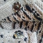 American Rag  L Black Tan Crop Sweater Photo 7