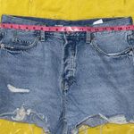 Old Navy Size 14 Sky High A-Line Jean Shorts Photo 8