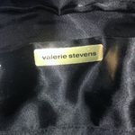 Valerie Stevens  Black & Gold Tone Vintage Seed Bead Beaded Evening Bag Clutch Photo 8