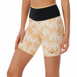 Rip Curl  Tan‎ and Black Mirage Surf Palms Shorts Photo 0