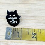 Mother of Cats Black Pin, Cat Lover Gift Photo 3