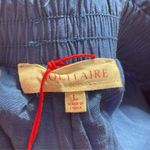 Solitaire Anthropologie Set Crop Top & Wide Leg Pant Cotton embroidered Sz L Photo 11