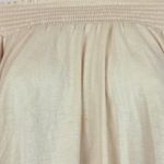 Lulus Off the Shoulder Swing Crop Top Womens M Ivory Short Sleeves Peasant Boho Photo 3